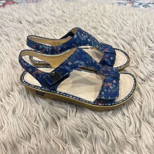 Alegría leather sandals size 38 (US 8)
